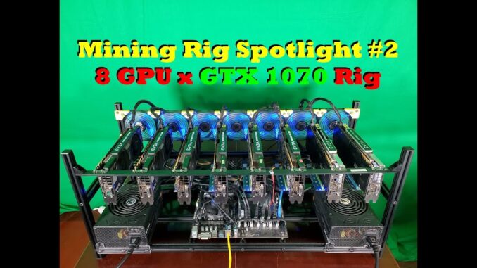 8 GPU x GTX 1070 Mining Rig Spotlight | Mining Rig Spotlight #2
