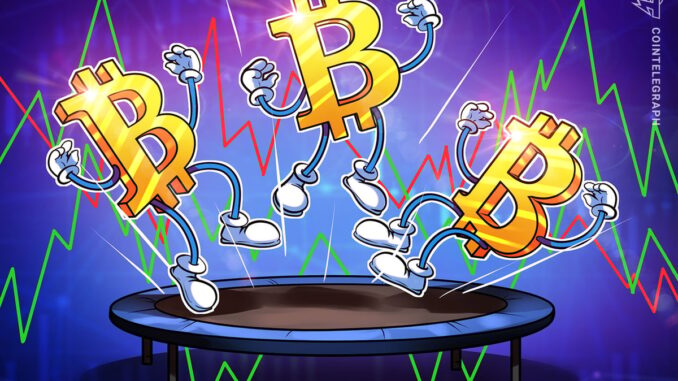 BTC price bounces at $25.8K lows amid warning over low whale interest