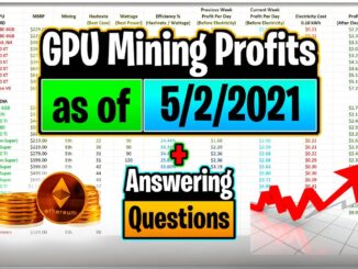 GPU Mining Profits as of 5/2/21 | Answering Questions | Twitch Recap