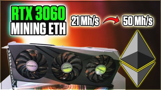 How To Set Up The RTX 3060 To Mine Ethereum | 2021 Guide