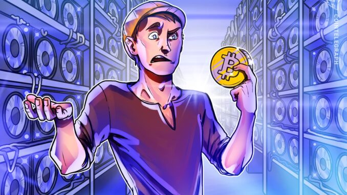 Bitcoin on-chain data shows miners offloading BTC as revenues shrink Bitcoin on-chain data shows miners offloading BTC as revenues shrink
