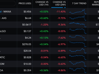 Crypto Markets Stay Down Following SEC Suing Binance