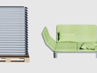 IKEA Research Studio Uses AI to Create a Folding Sofa that Fits in an Envelope