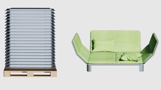 IKEA Research Studio Uses AI to Create a Folding Sofa IKEA Research Studio Uses AI to Create a Folding Sofa that Fits in an Envelope