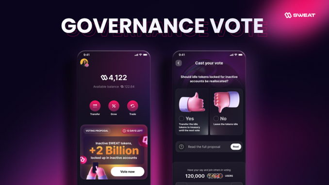 Sweat Economy to decide the fate of 2B idle SWEAT Sweat Economy to decide the fate of 2B idle SWEAT tokens via Governance Vote