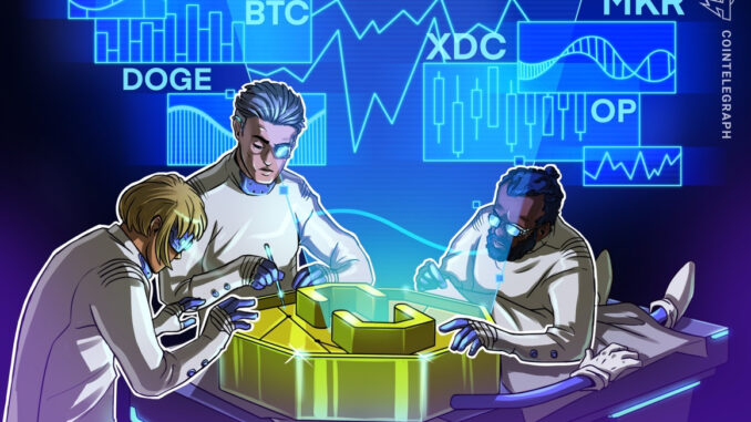 DOGE, MKR, OP and XDC gather strength as Bitcoin price DOGE, MKR, OP and XDC gather strength as Bitcoin price remains range-bound