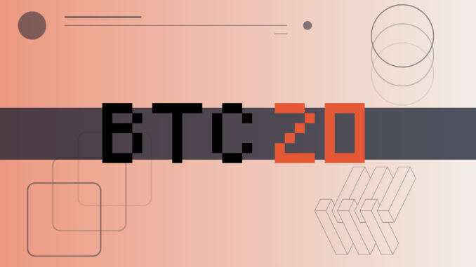 New Cryptocurrency BTC20 Launches Token Presale - The ERC-20 Bitcoin New Cryptocurrency BTC20 Launches Token Presale – The ERC-20 Bitcoin