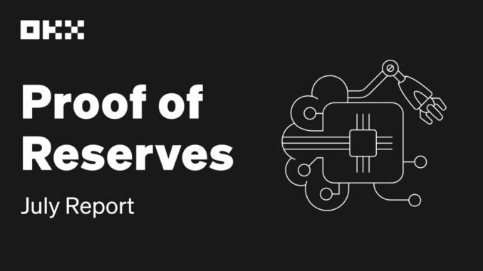 OKX Releases Industry Leading 9th Consecutive Proof of Reserves in OKX Releases Industry Leading 9th Consecutive Proof of Reserves in July, Showing USD$11.3 billion in Primary Assets