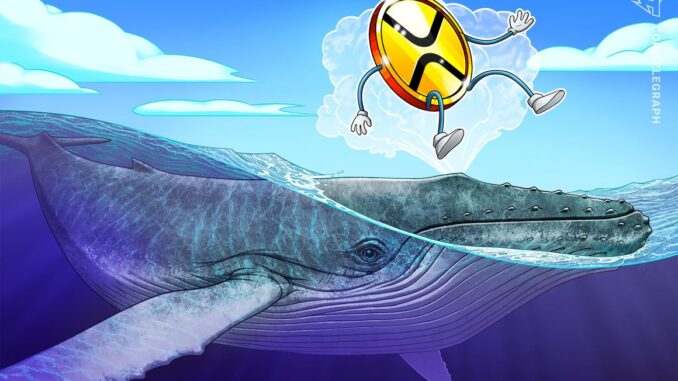 XRP whale moves 29 million tokens to Bitstamp amid price