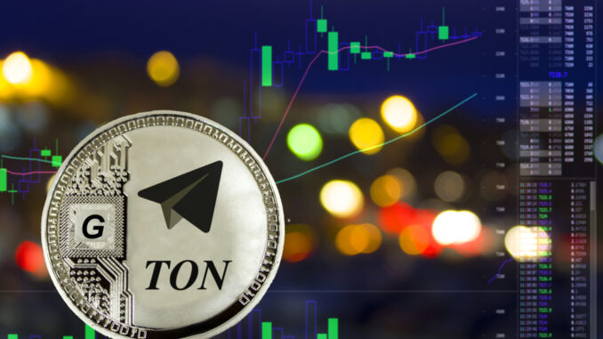 Toncoin breaks into the top 10 after adding 30% in Toncoin breaks into the top 10 after adding 30% in one week