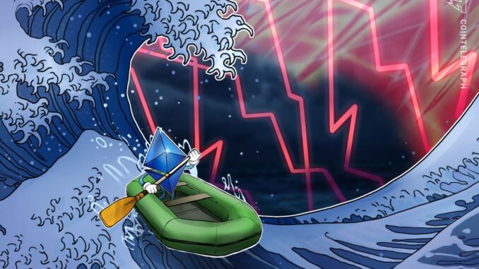 Ethereum price drops to a 7-month low as data points Ethereum price drops to a 7-month low as data points to more downside