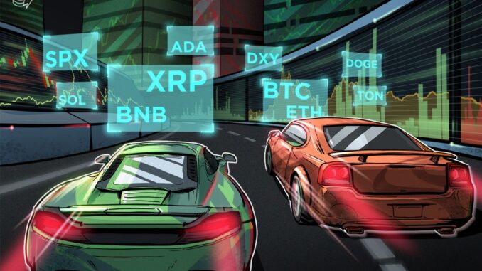 Price analysis 10/2: SPX, DXY, BTC, ETH, BNB, XRP, SOL, Price analysis 10/2: SPX, DXY, BTC, ETH, BNB, XRP, SOL, ADA, DOGE, TON