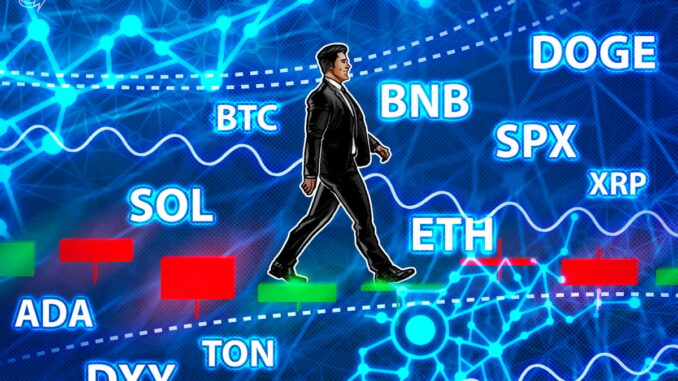 Price analysis 10/23: SPX, DXY, BTC, ETH, BNB, XRP, SOL, Price analysis 10/23: SPX, DXY, BTC, ETH, BNB, XRP, SOL, ADA, DOGE, TON