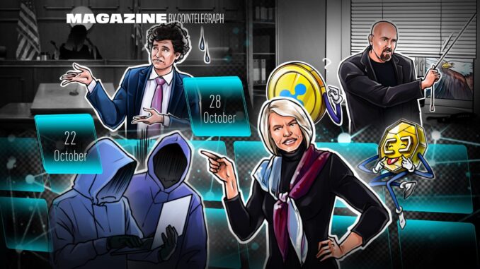 SBF takes the stand, ‘buy Bitcoin’ searches soar and other SBF takes the stand, ‘buy Bitcoin’ searches soar and other news: Hodler’s Digest, Oct. 22-28