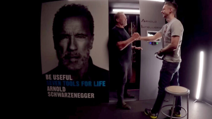 Arnold Schwarzenegger Fakes AI Advice in Gym Stunt