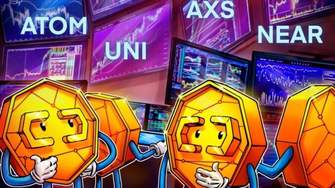 Bitcoin price reclaims $35K — Will ATOM, UNI, NEAR and Bitcoin price reclaims $35K — Will ATOM, UNI, NEAR and AXS rally next?