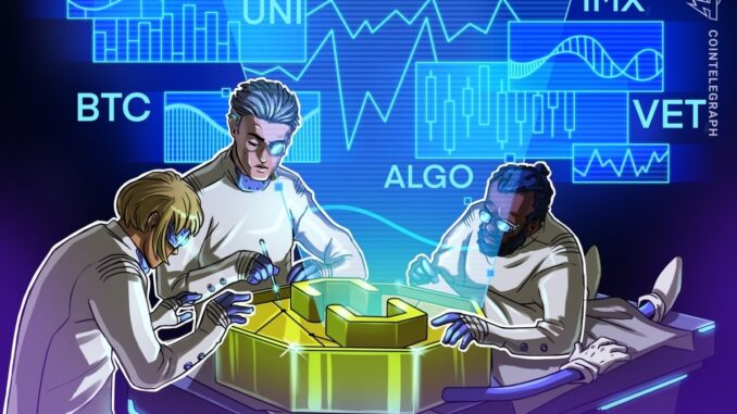 Bitcoin struggles to flip $38K to support, while UNI, IMX, Bitcoin struggles to flip $38K to support, while UNI, IMX, VET and ALGO aim to push higher