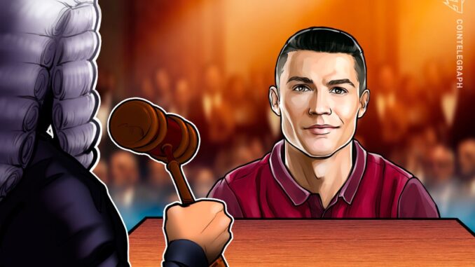 Cristiano Ronaldo sued for promoting Binance, unregistered securities Cristiano Ronaldo sued for promoting Binance, unregistered securities