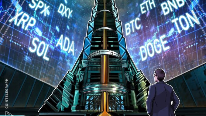 Price analysis 11/6: SPX, DXY, BTC, ETH, BNB, XRP, SOL, Price analysis 11/6: SPX, DXY, BTC, ETH, BNB, XRP, SOL, ADA, DOGE, TON