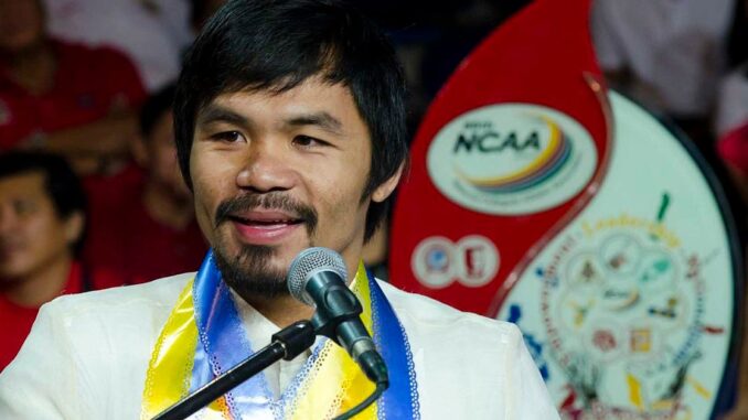 SHIB in Focus as Ex-Philippines Senator Manny Pacquiao Foundation Will Atmosphere (Shutterstock/CoinDesk)