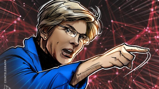 More US senators back Elizabeth Warren’s AML bill targeting crypto