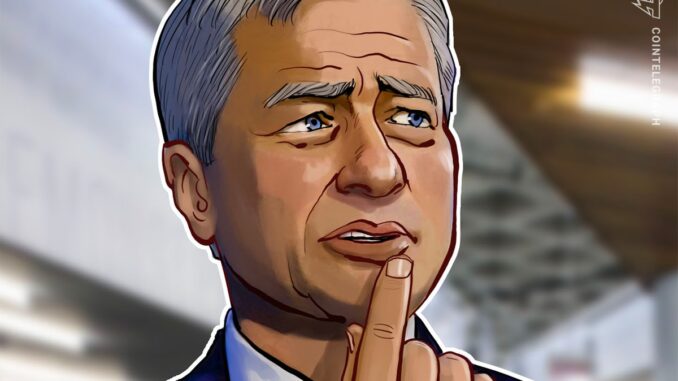 ‘If I was the government, I’d close it down’ — Chase CEO on crypto