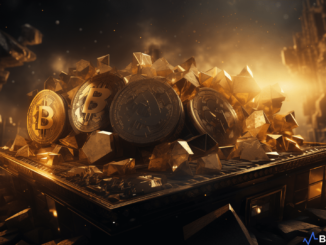 A state-of-the-art Bitcoin mining farm powered by sustainable energy sources, exemplifying the industry's commitment to environmental responsibility and reducing carbon footprint.