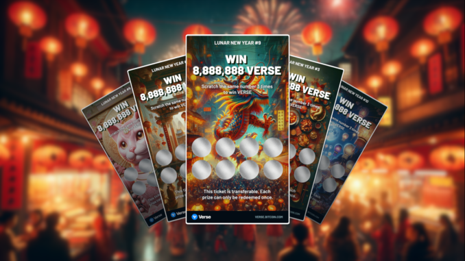 First Lunar New Year Verse Scratcher Jackpots Hits for 8,888,888 First Lunar New Year Verse Scratcher Jackpots Hits for 8,888,888 VERSE