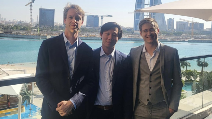 OPNX, the Exchange Built by Founders of Doomed Hedge Fund New York Stock Exchange with banner flagging ProShares Bitcoin Strategy ETF on the day it started trading.