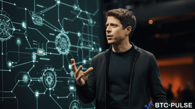 Scaling Up to Overcome Challenges Sam Altman, CEO of OpenAI, presenting plans for AI chip development to investors.