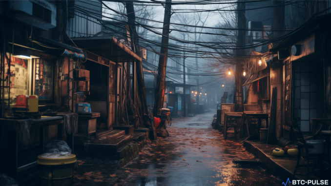 South Korean Crypto Criminals to Face Life Imprisonment for Major Gavel and digital coins representing South Korea's strict crypto law enforcement.