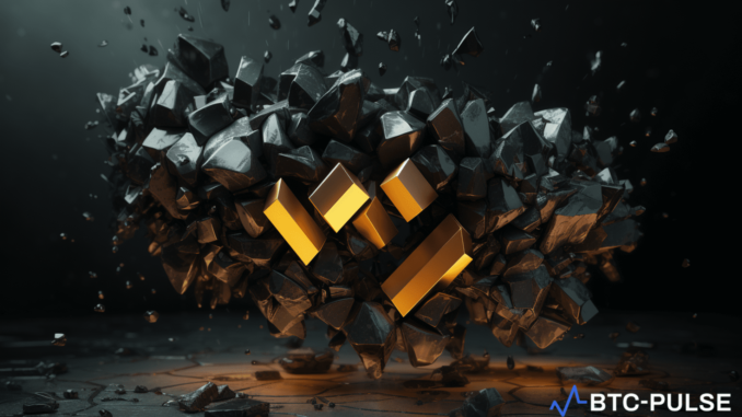 Binance Ends USDC Support on Tron Amid Circle's Pullout Binance logo with a broken link symbolizing the end of USDC support on the Tron network