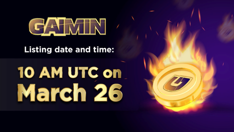 GAIMIN’s GMRX Listed on Cryptocurrency Exchanges GAIMIN’s GMRX Listed on Cryptocurrency Exchanges