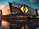 The Binance headquarters building, symbolizing the recent legal challenges and $4.3 billion settlement with the US government