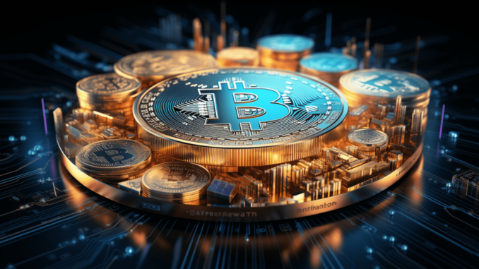 Bitcoin Price Surges Past $70K as Whale Activity Diminishes Illustration of Bitcoin symbol rising above the $70,000 mark against a backdrop of financial graphs and declining whale icons