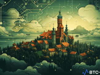 An illustrative depiction of Lithuania's strategic enhancements in fintech regulations, aimed at securing and advancing its position as a leading crypto and fintech hub.