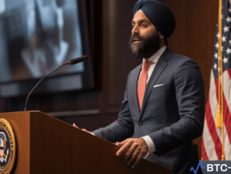 SEC Director of Enforcement Gurbir Grewal discussing the cryptocurrency industry's regulatory compliance challenges during the SEC Speaks event