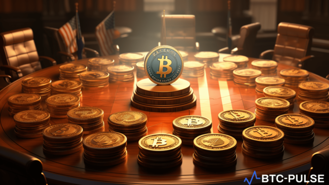 Senators Gillibrand and Lummis Lead the Charge US Senators Gillibrand and Lummis discussing the bipartisan stablecoin legislation in a meeting