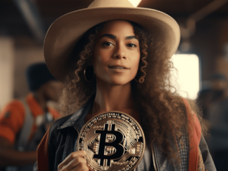 Coinbase ad campaign targeting Latino voters, promoting crypto for money transfers.
