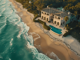 Grant Cardone’s $42 million Golden Beach mansion, now listed on blockchain platform Propy.