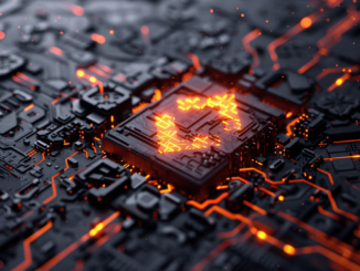 Binance and Megazone logos with a cryptocurrency exchange background