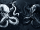 Kraken and Tottenham Hotspur logos side by side, symbolizing their new partnership.