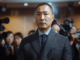 Guo Wengui, also known as Miles Guo, at a press conference
