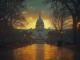 View of the US Capitol Building in Washington, DC.
