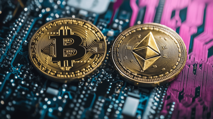 Bitget and KoinX Partnership Bitget and KoinX logos with a graphic symbolizing cryptocurrency tax reporting.