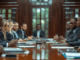 Binance CEO in a formal meeting with Nigerian government officials to discuss licensing and legal issues.