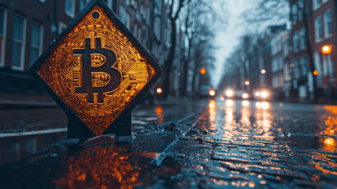 Dutch AFM Warns About Crypto Manipulation Risks Dutch Authority for the Financial Markets office sign with the text warning of cryptocurrency market manipulation risks ahead of MiCA regulations