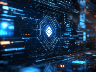 Consensys logo on a digital background symbolizing blockchain and cryptocurrency