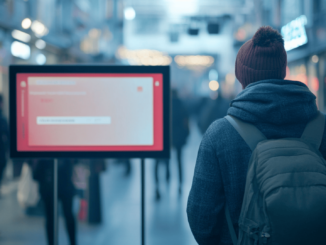 Polymarket platform screen displaying blocked access message in France