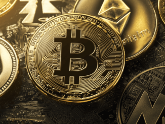 A digital representation of Bitcoin and Ethereum coins alongside the ZA Bank logo.